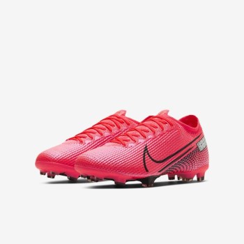 Nike Jr. Mercurial Vapor 13 Elite FG - Nagyobb Gyerek Focicipő - Piros/Piros/Fekete